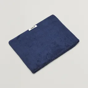 Tekla Organic Terry Bath Towel Navy